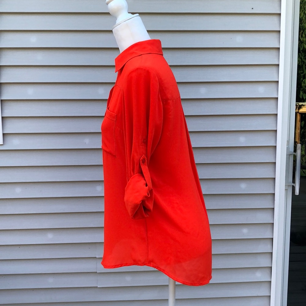 Bright Orange Express Button Down - image 3